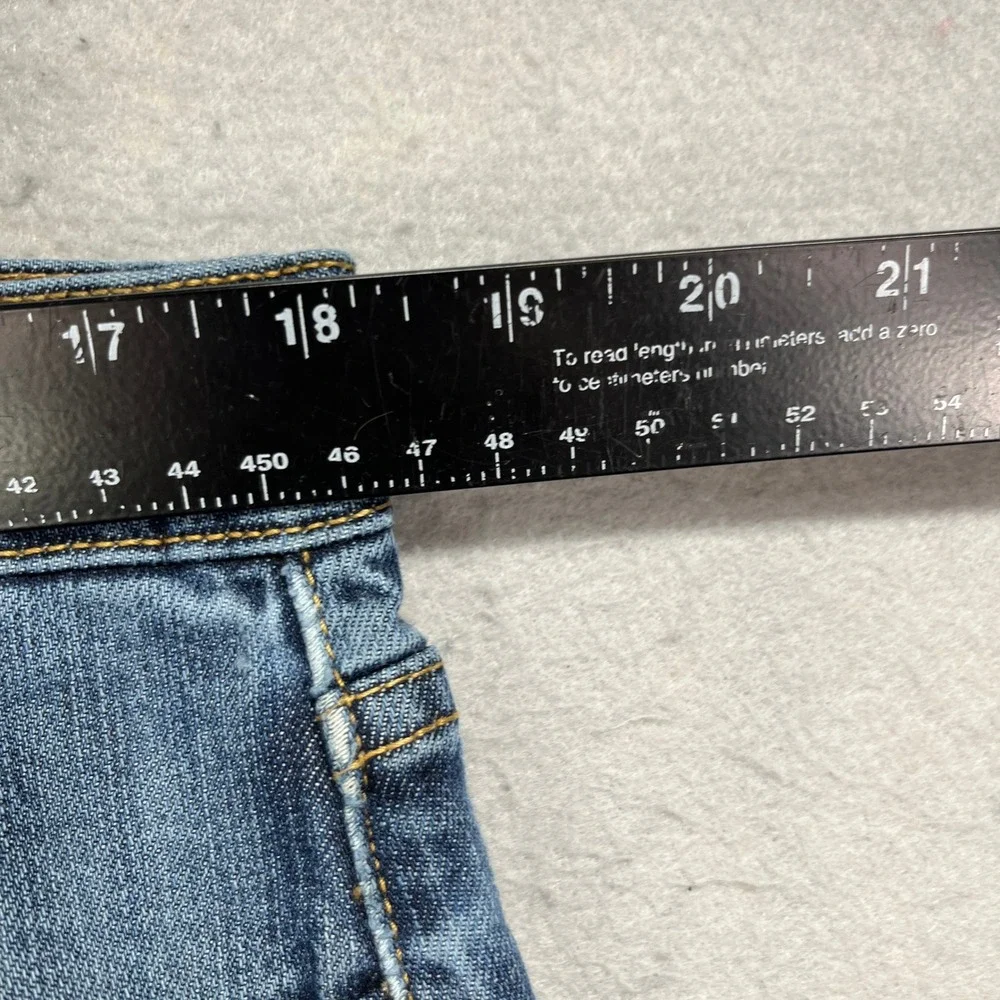 Lucky Brand Jeans Mens 36 Blue Denim Athletic Slim Fit Distressed Streetwear